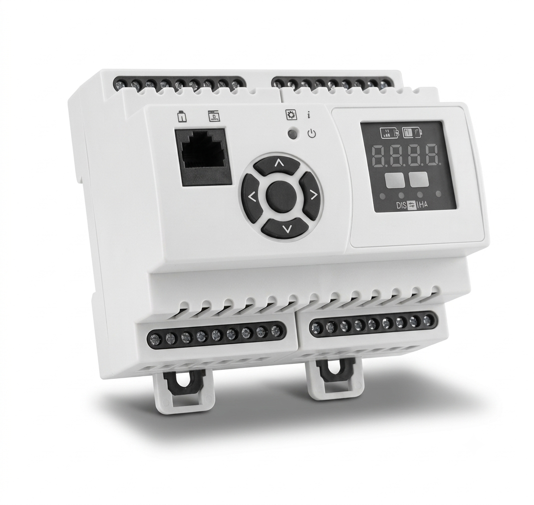 MXCU3-01M central unit with OLED display and Ethernet