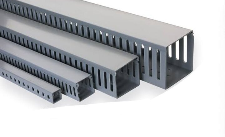 PVC wire ducts, pipes, fittings and spacers