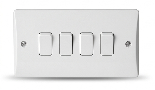 MXBT07 10AX 4 gang 1 way switch