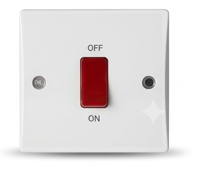 MXBT22 45A 1 gang double pole switch